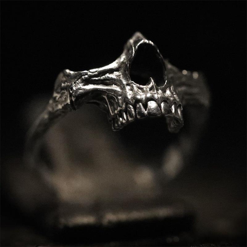 Warrior Skull Ring