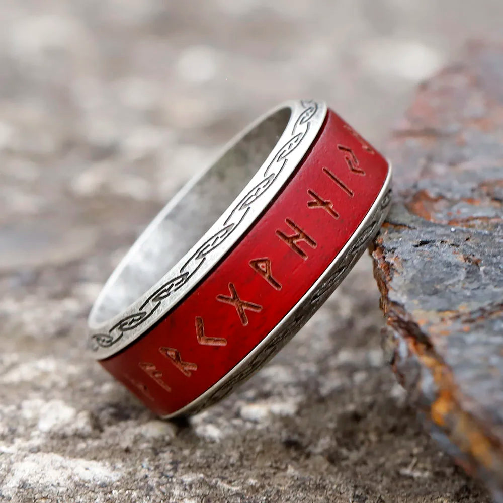 Red Runic Ring