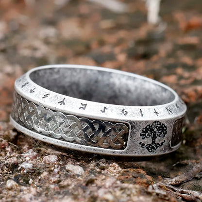 Yggdrasil Runic Ring