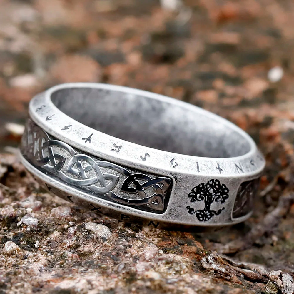 Yggdrasil Runic Ring