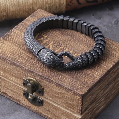 World Serpent Jormungandr Bracelet