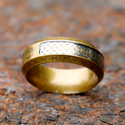 Golden Yggdrasil Ring