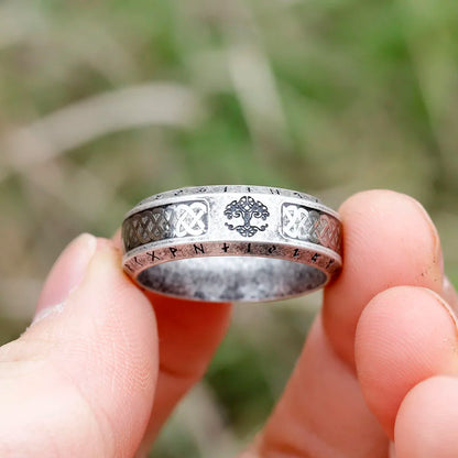 Yggdrasil Runic Ring