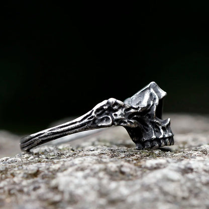 Warrior Skull Ring