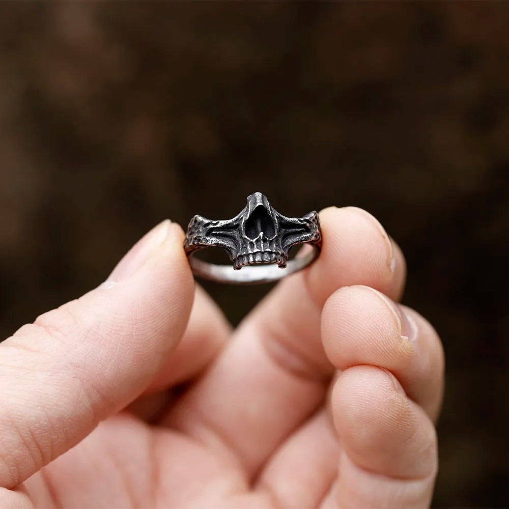 Warrior Skull Ring