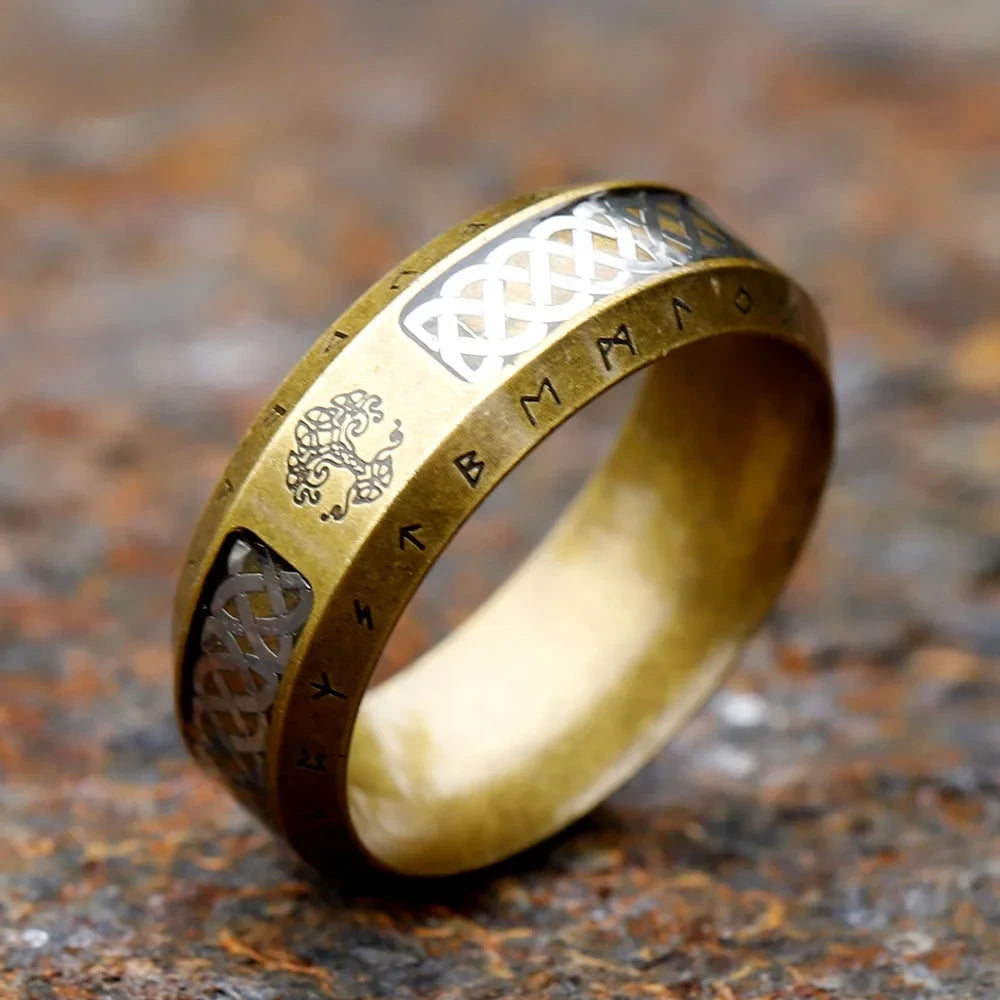 Golden Yggdrasil Ring