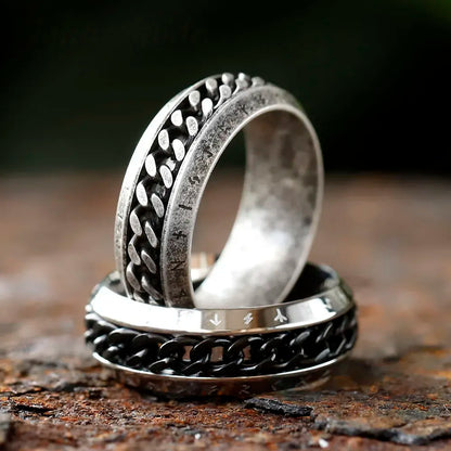 Rotatable Ancient Rune Ring